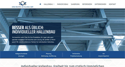 Desktop Screenshot of gerba-hallenbau.com