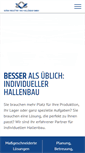Mobile Screenshot of gerba-hallenbau.com