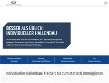 Tablet Screenshot of gerba-hallenbau.com